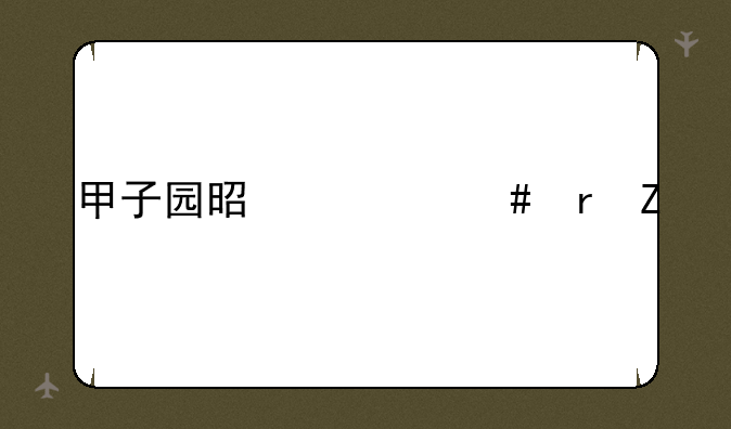 甲子园是什么地方