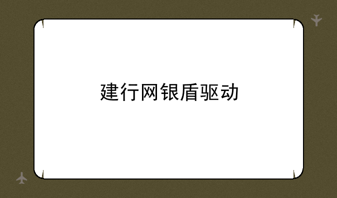 建行网银盾驱动