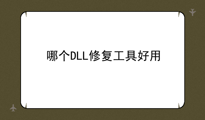 哪个DLL修复工具好用
