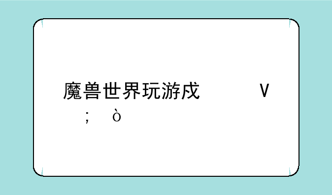 魔兽世界玩游戏帧数低？