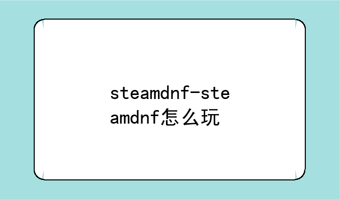 steamdnf-steamdnf怎么玩