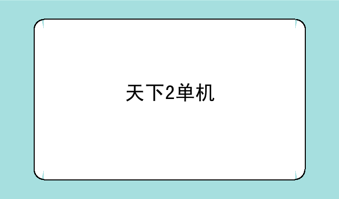 天下2单机
