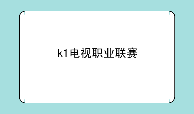 k1电视职业联赛